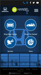 Mobile Screenshot of hanselhonda.com